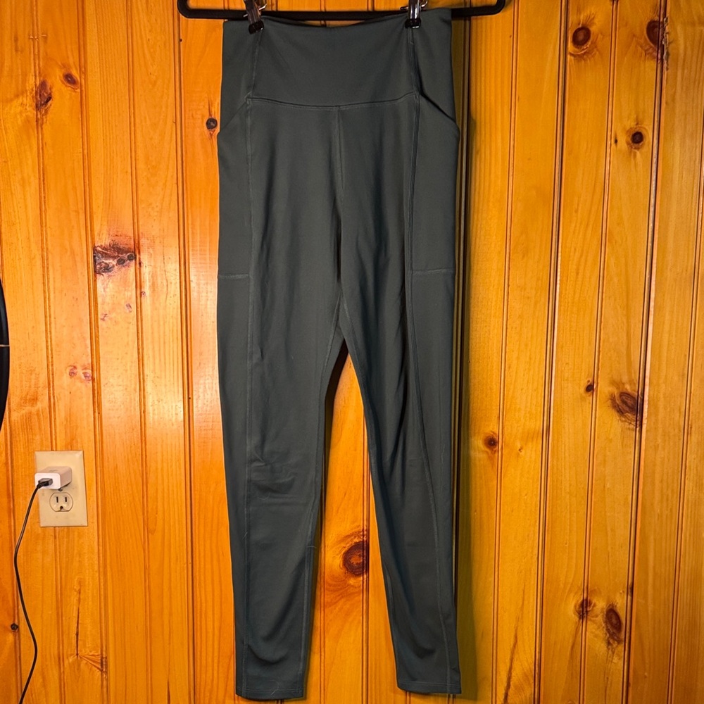 Girlfriend Collective Dark Green Leggings